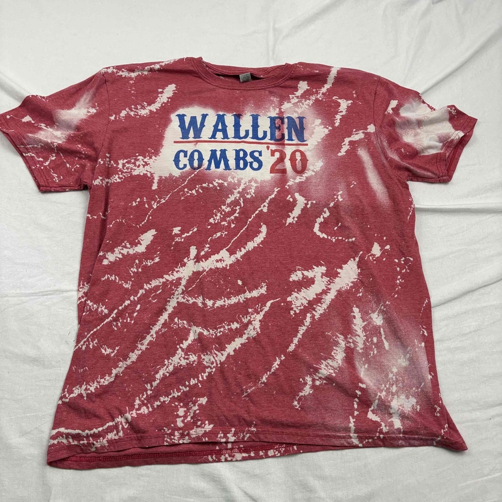 Gildan Unisex Wallen Combs 20 Tee Crewneck Tie Dye Graphic Short Sleeve Medium
